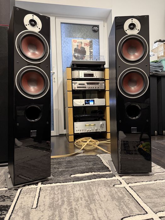 Dali Zensor 7,Piano Black Face,Negre,150W,Difz De 18Cm/7”aimpecabile