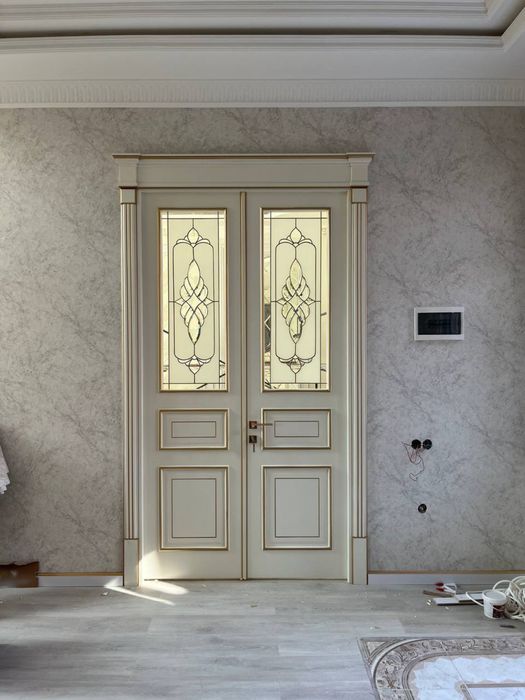 vitraj dekorativ  oynalar mdf va akfa eshiklari uchun