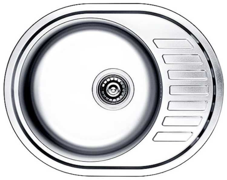 Мойка Zeus 5745 L-E 570×445×160 врезная левая