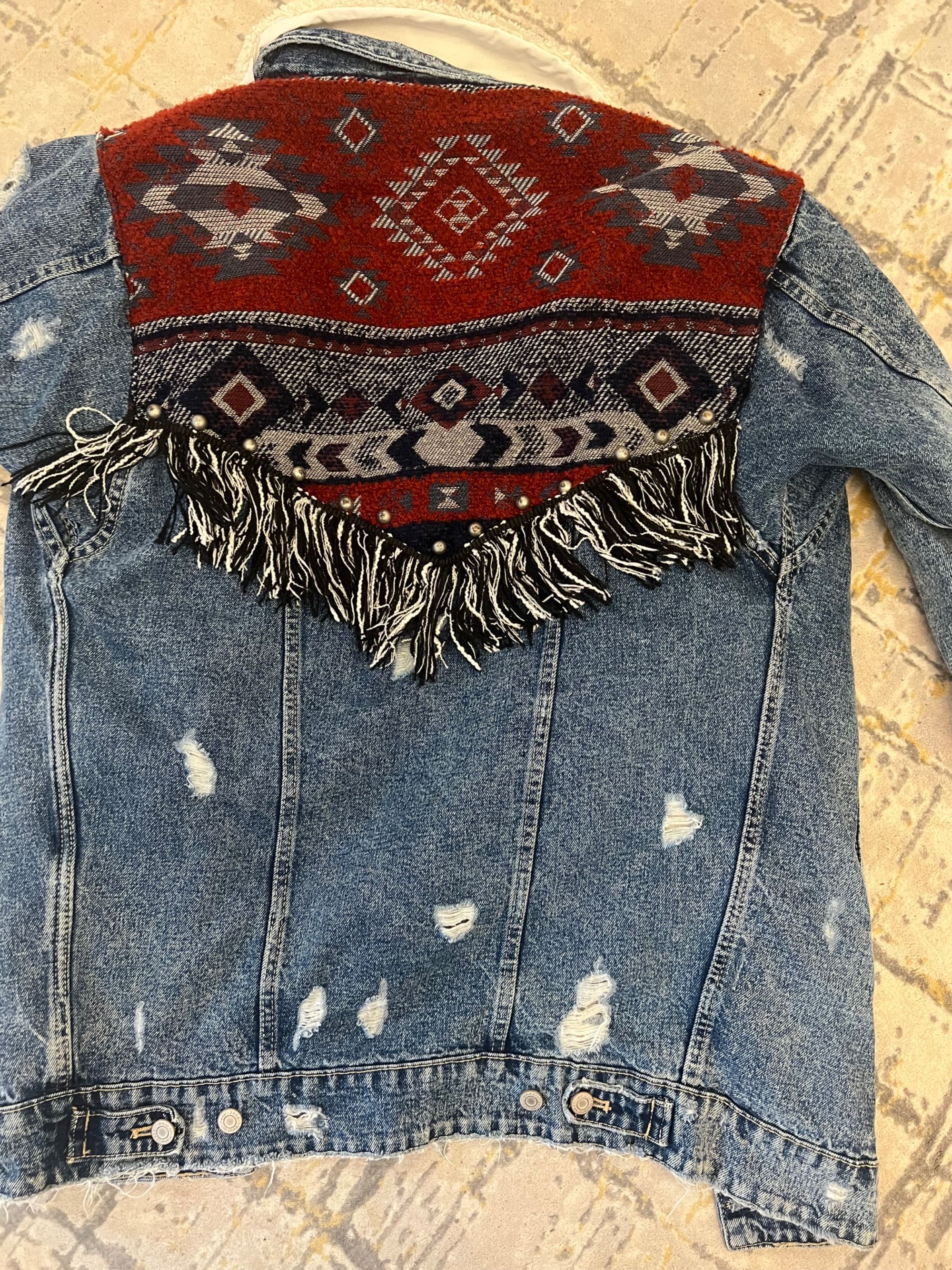 Zara Уникално дънково яке