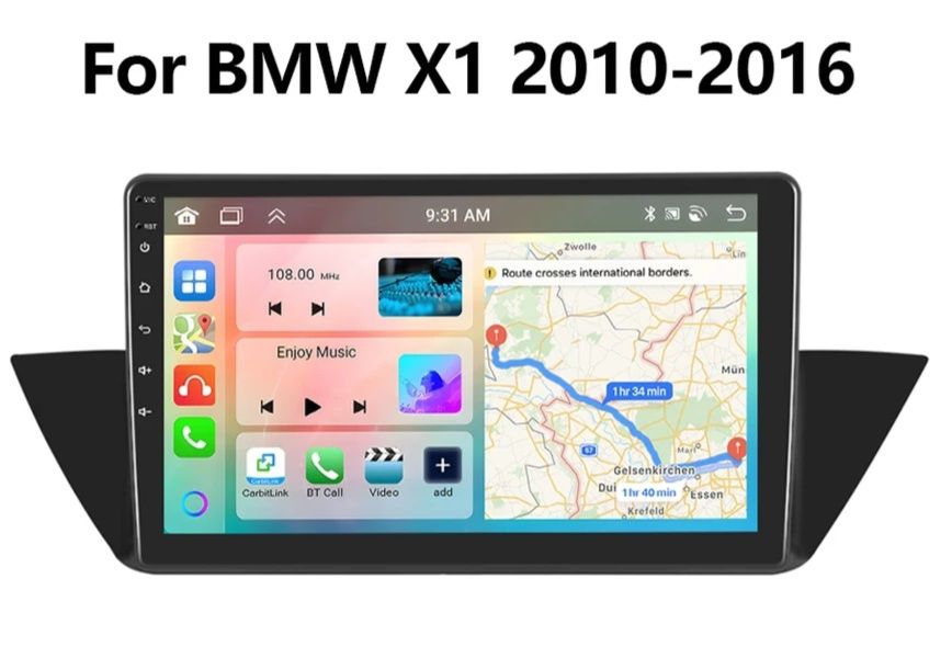 BMW X1 E84 мултимедия Android GPS Навигация