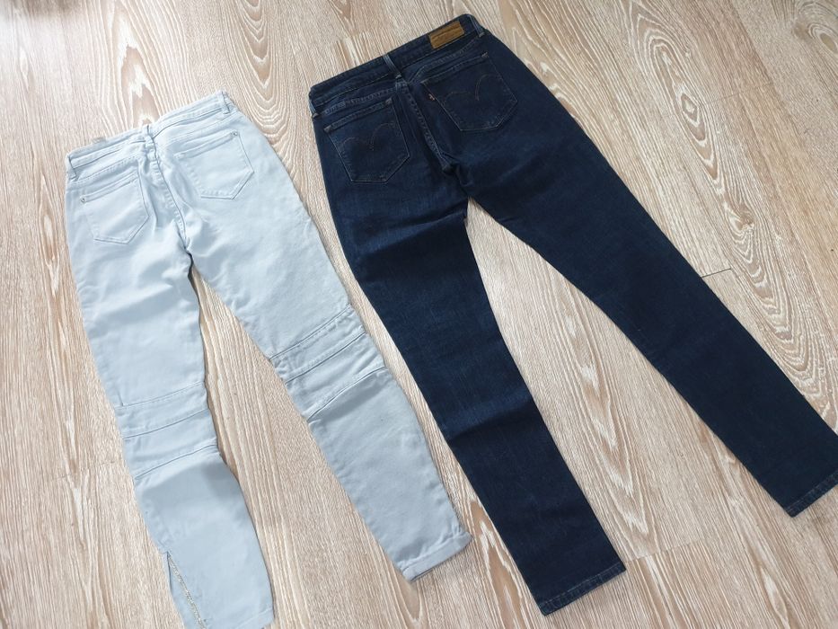 Lot blugi zara premium cu eticheta levis demi curve originali xs 34