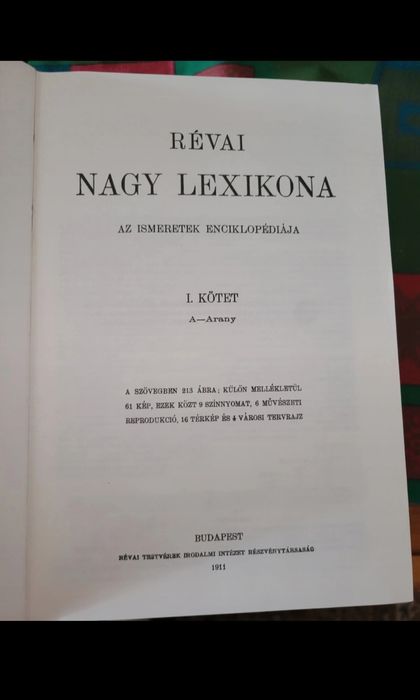 Revai Nagy Lexikona elso 7 kotet, uj