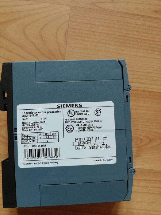 Protecție termistor motor Siemens