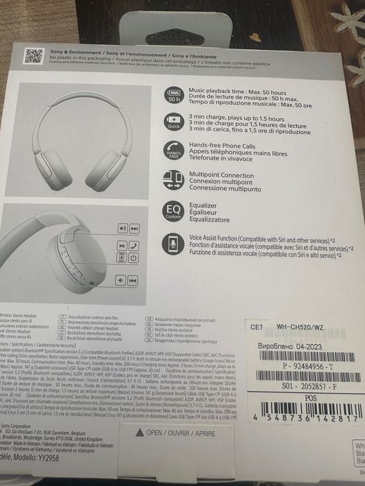 Casti sony wh-ch520