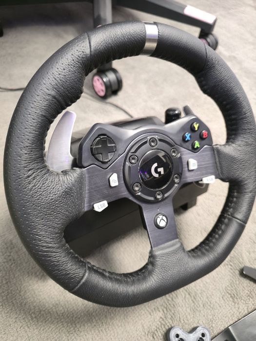 Logitech G920+Adaptor volan Custom+Padele mari