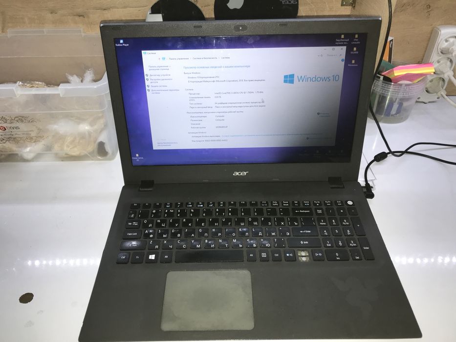 Acer ноутбук сталады