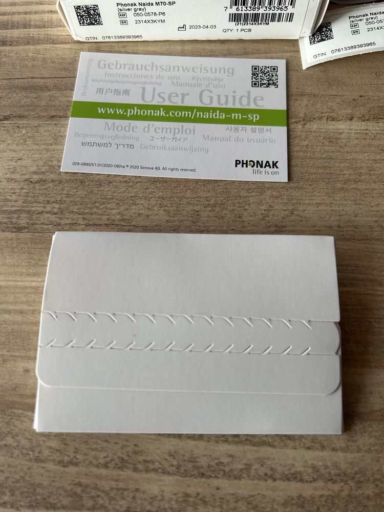 Phonak Naida M70-SP silver gray /ЧИСТО НОВ/