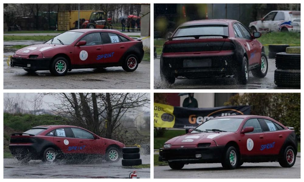 Mazda 323- Mașină de Raliu, Pregătită de Cursă!