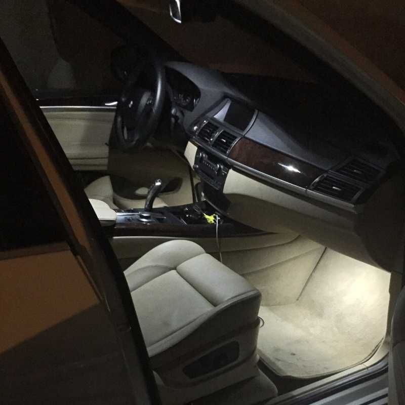 BMW X5 E53 E70 LED интериор комплект Canbus 3г ГАРАНЦИЯ X6 E71 E72