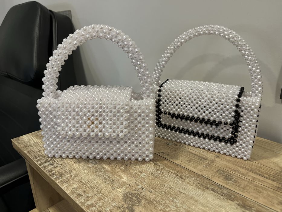 Ръчно направени чанти от мъниста. Различни цветове