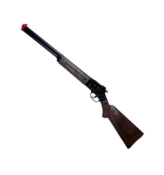 Детска пушка Gonher, 12 патрона, Пластмаса, Метал, 77x12 см, 7+ г