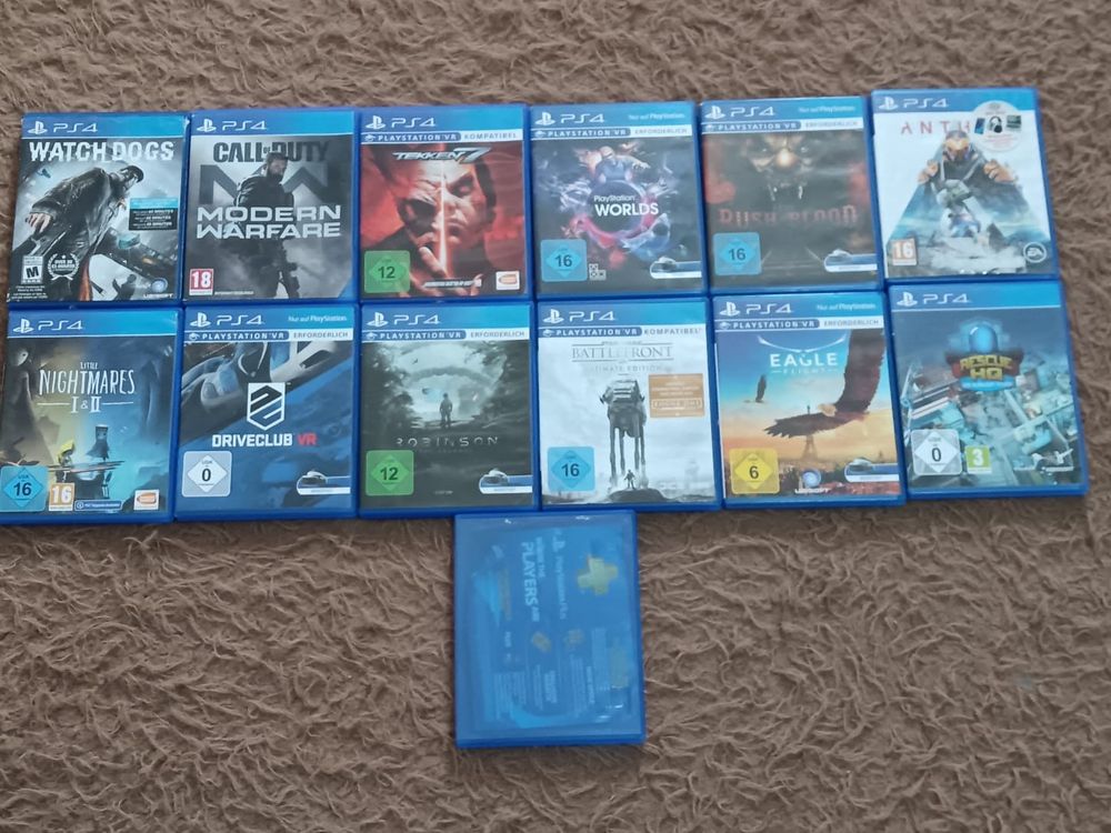 Ps4 + Ochelari VR si 14 jocuri . Starea super