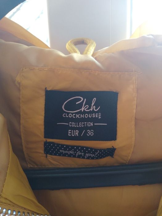 Дамско яке. Жълт цвят.