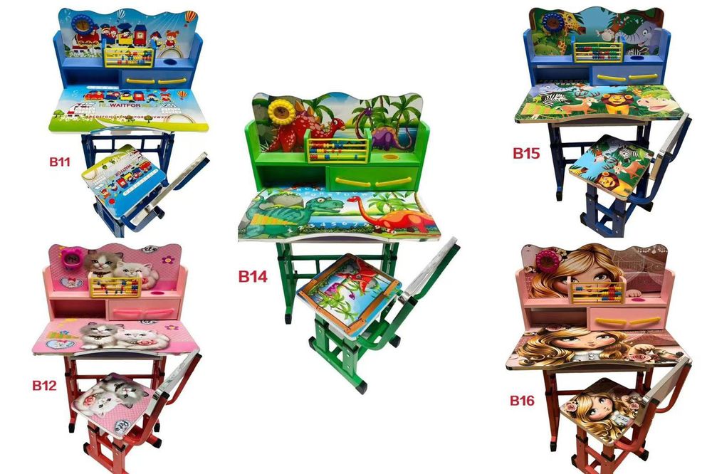 Birou Reglabil pentru Copii 2-10 Ani