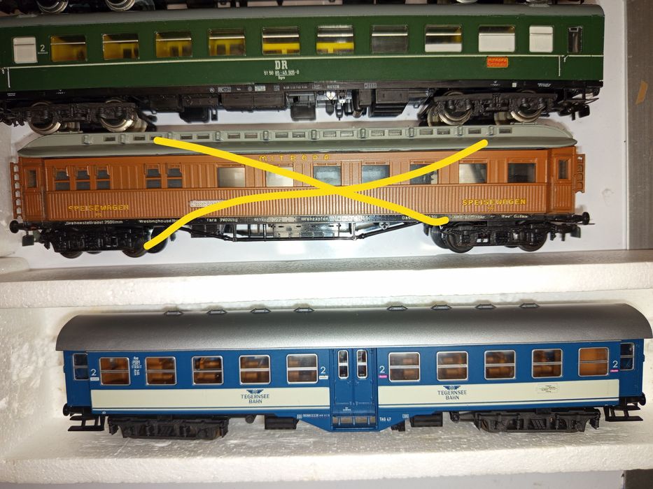 Vagoane călători HO Lima Schicht Roco trenulețe diorama piko