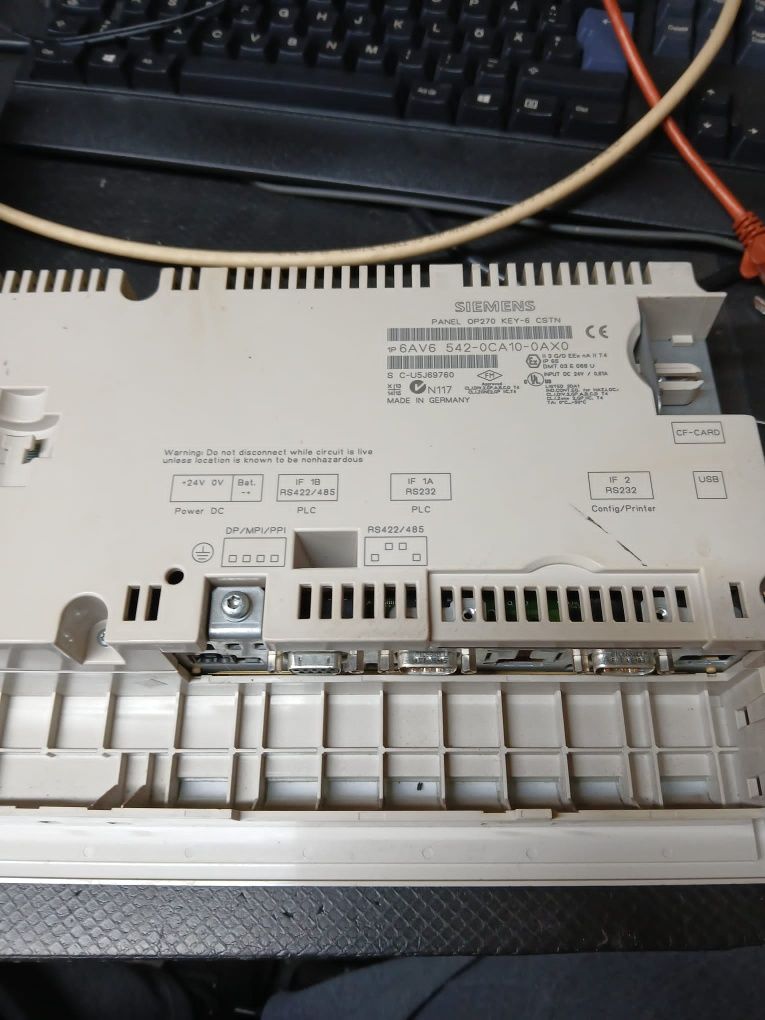 Siemens Simatic OP panel