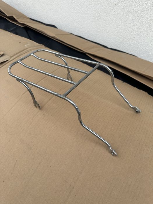 Portbagaj moto crom chopper cafe racer