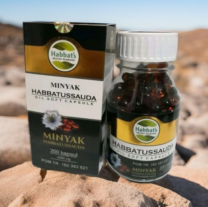 Масло Черного Тмина Habbats капсулах Премиум эфиопское Индонезия