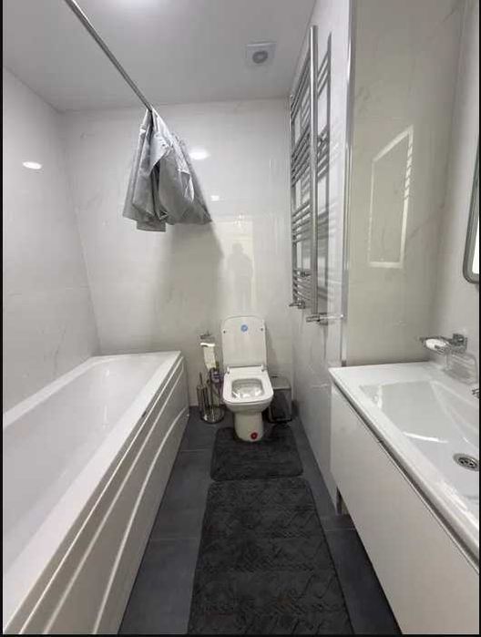 3комнатная квартира в Новостройке Нур Кадастр Алайский рынок Ремонт КС