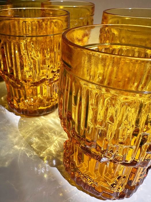 Италиански винтидж чаши 1970s Bormioli Parma