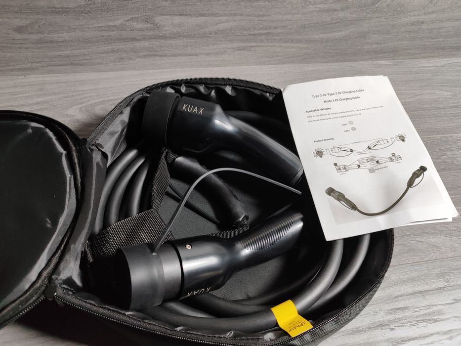 ПРОМО ! KUAX Type 2 to Type 2 кабел за зареждане на коли / автомобили