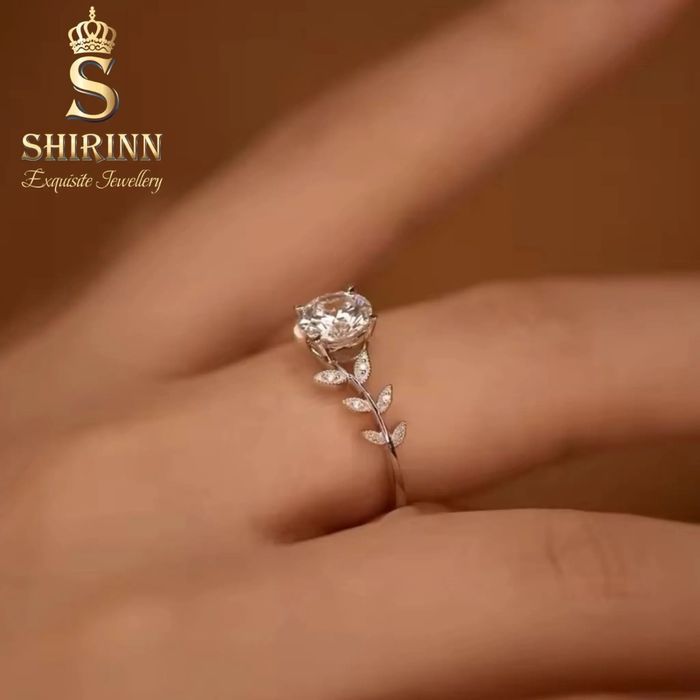 Inel Diamant 1ct. & Platina Greek Laur & Certificat de Autenticitate