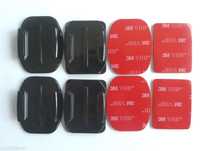GoPro set 2X Flat+ 2X Curved Adhesive Mounts