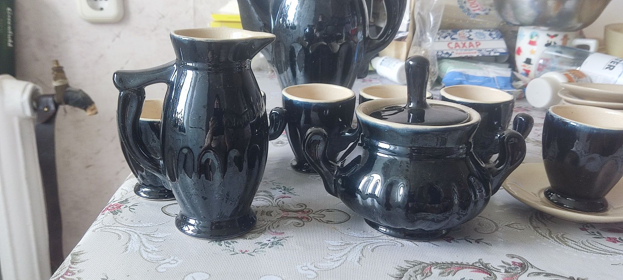 Кофейный сервиз керамический