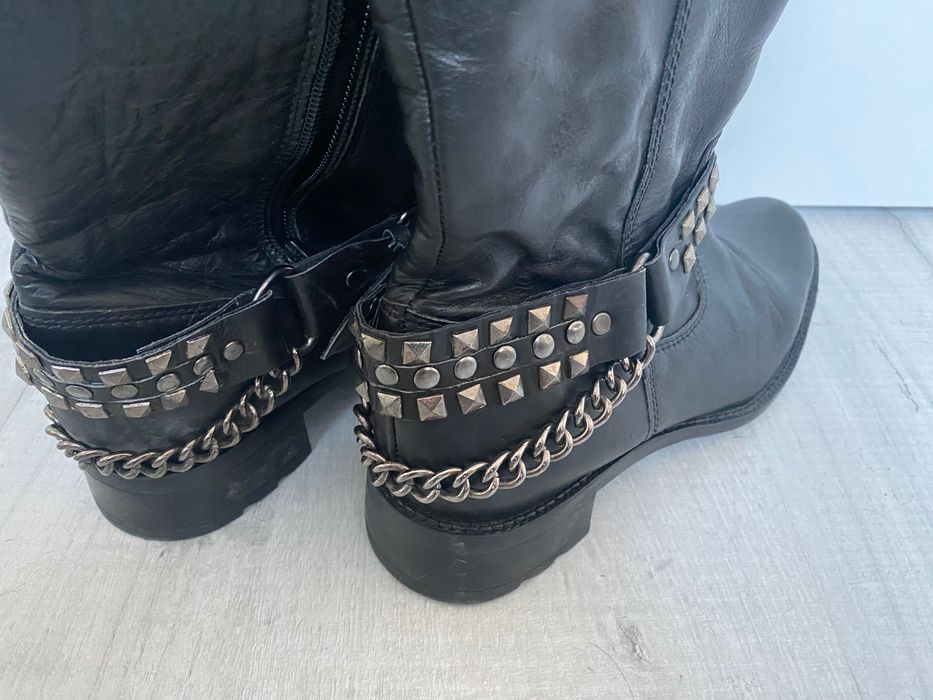 Ботуши, чизми естествена кожа