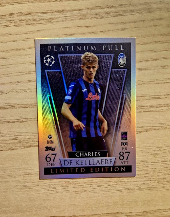 Platinum pull limited edition match attax extra 24/25