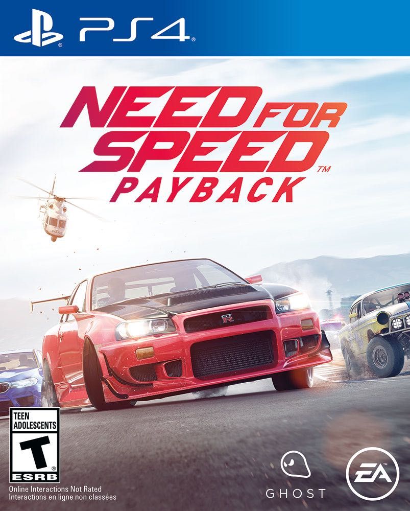 Minecraft и NFS Payback (PS4).