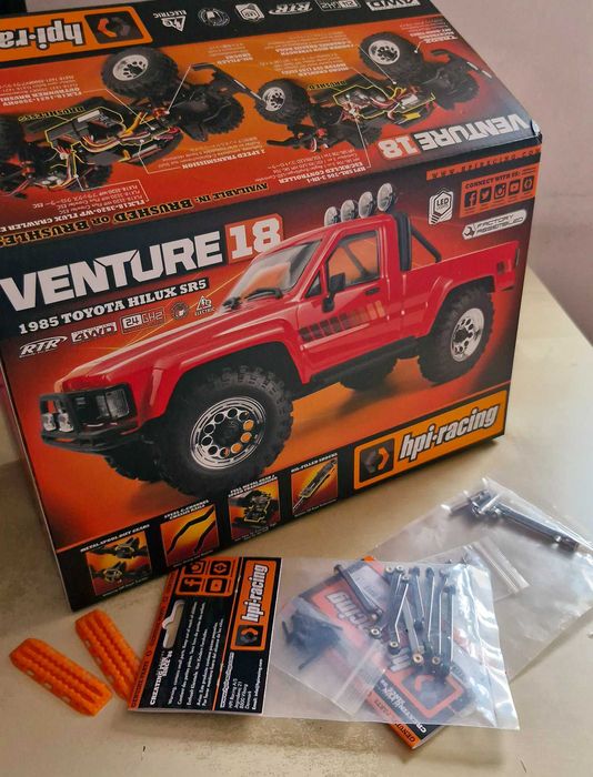 RC Hpi Venture18 FLUX Toyota Brushless 1:18 + 2 set linkuri metalice