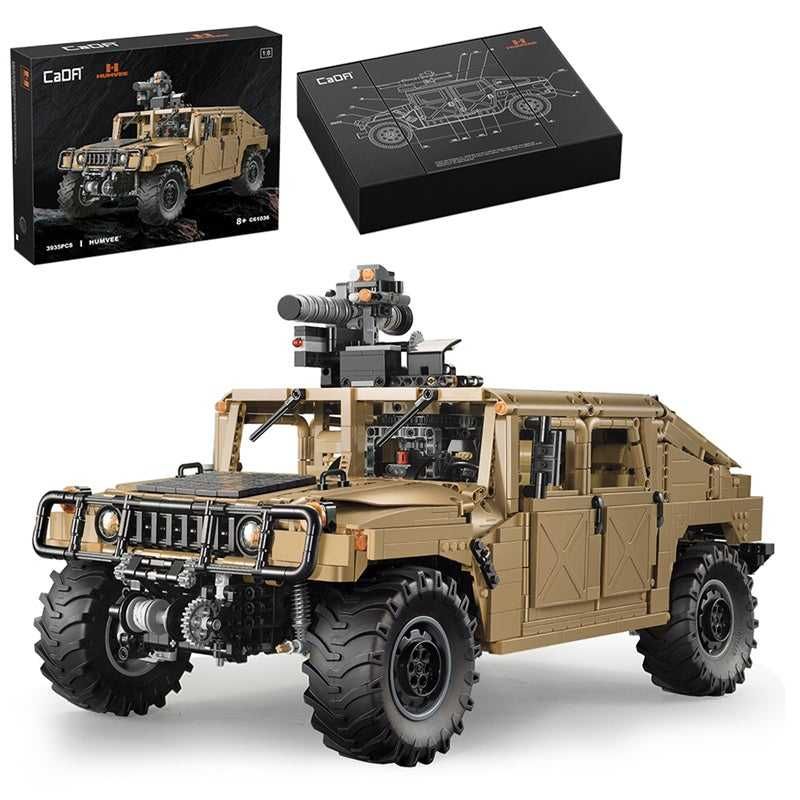 Конструктор Lego CADA Военен Джип Humvee 1:8 Моторизиран 3935ч. 53см.