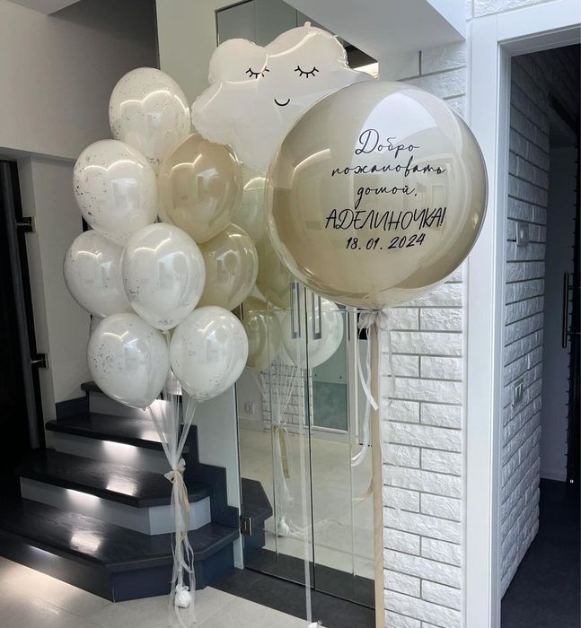 Магниты и наклейки на авто.Выписка из роддома а.Гелиевые шары .