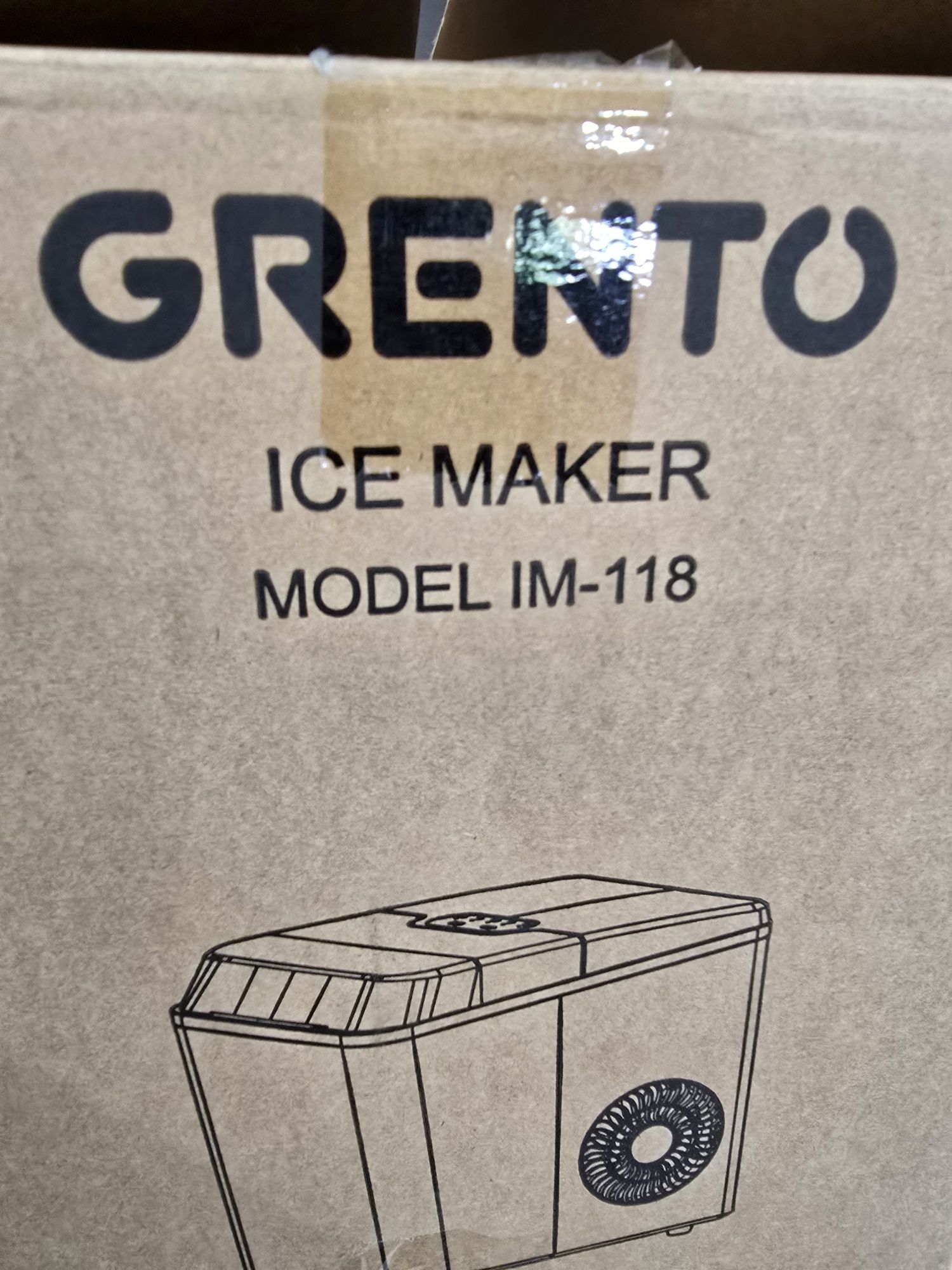 Нов ледогенератор/машина за лед Grento IM-118 10 кг/24 ч