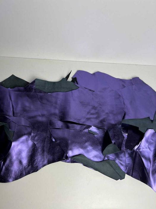 Vand Piele Naturala Bordo Metalizat, Bucati Mici si Medii la Kg