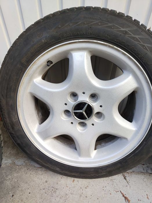 Джанти 16" със зимни гуми за Мерцедес W 203, W209