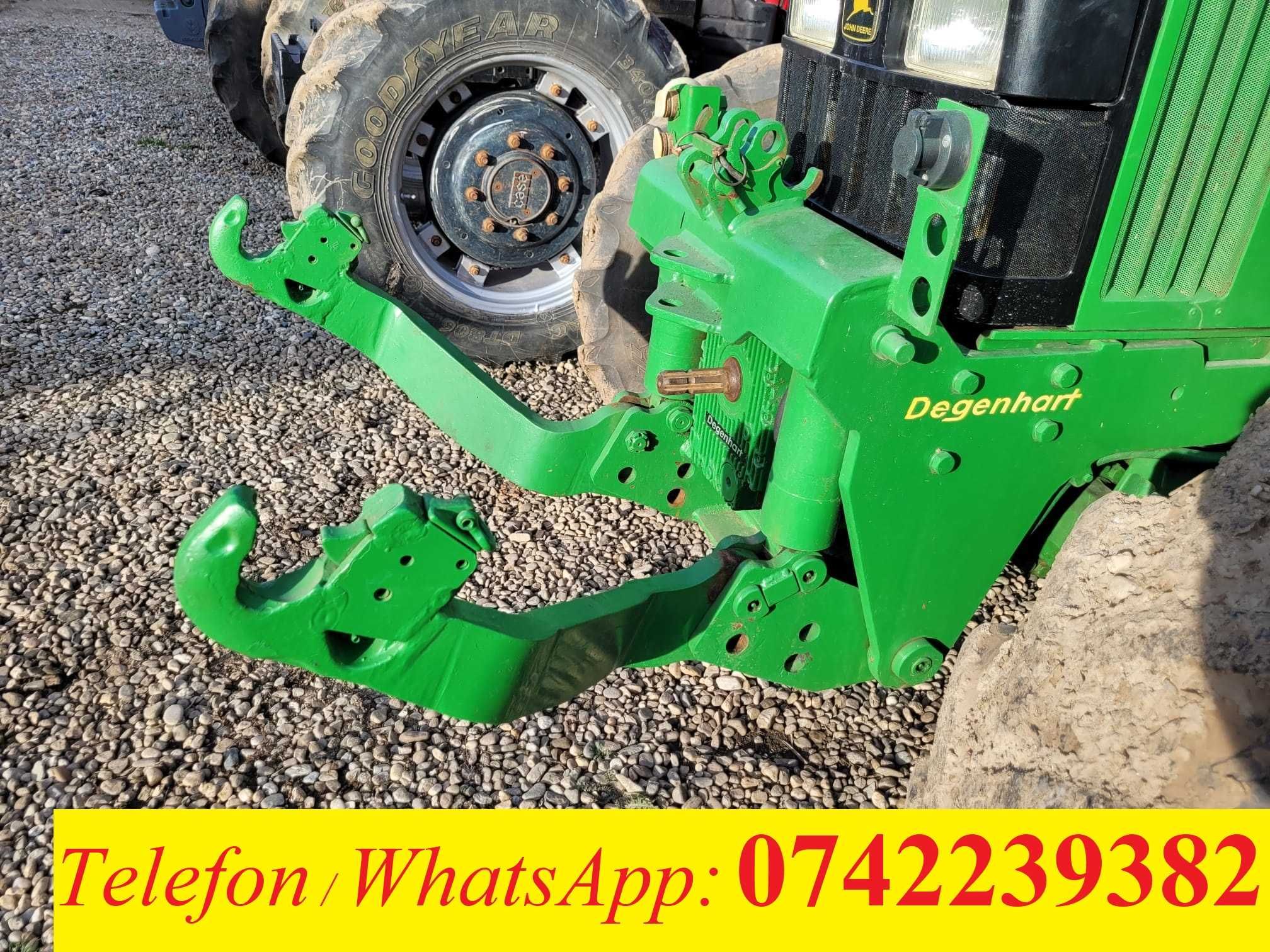 Priza putere fata pt. tractoare John Deere. Fronthidraulica Degenhart