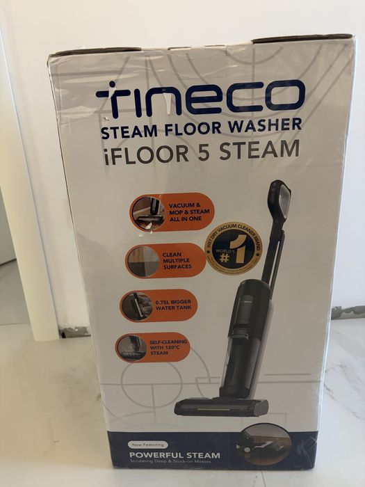Tineco iFloor 5 Steam – Aspirare + Spălare + Abur 120°C – Nou, Sigilat