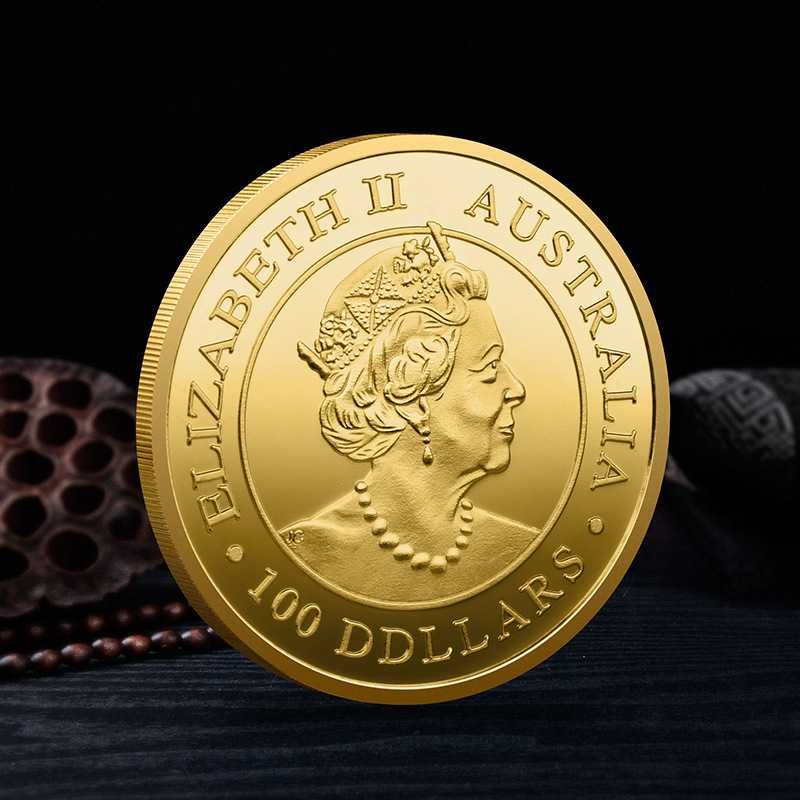 монета златна сувенир креативен подарък Австралийско кенгуру