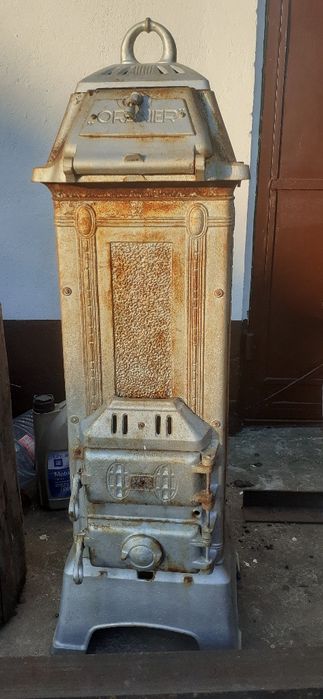 Sobă fontă incărcare verticala