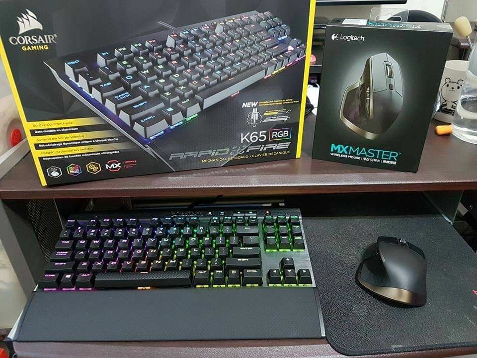 СКИДКА! Corsair K65 RGB Rapidfire/свитчи speed Механическая Клавиатура