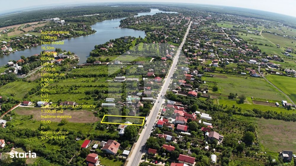 Teren 1100 mp, Deschidere la Șoseaua Ghermanesti Potential pentru Dou