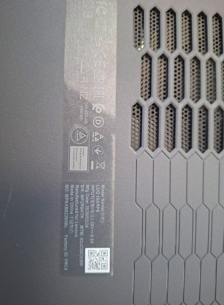 Лаптоп Lenovo LOQ 15ARP9 AMD Ryzen 7 7435HS 24GB 512GB RTX 4050