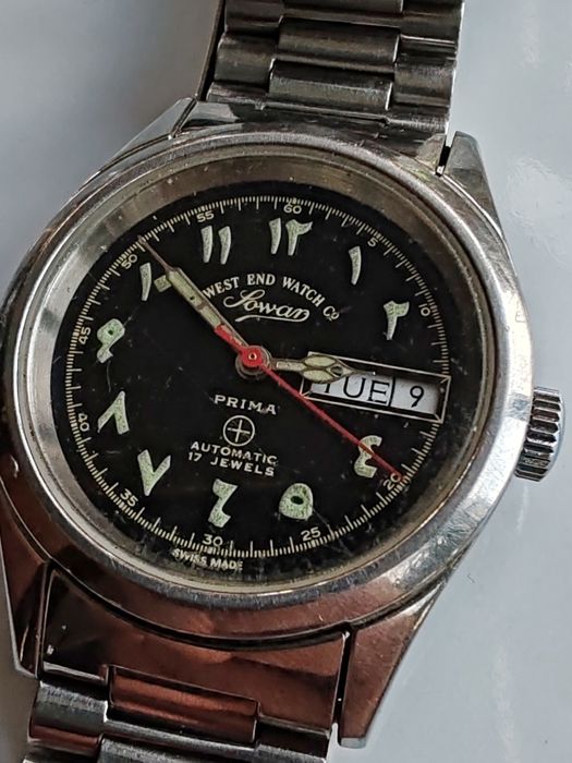 Ceas West End Sowan Prima Automatic Arabic Dial 34 mm Funct. Impecabil