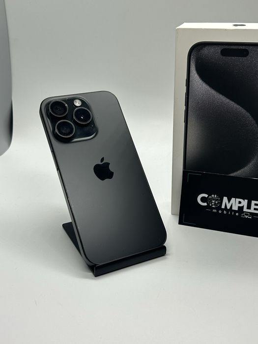 Phone 15 PRO - 256Gb Black Titanium - STARE IMPECABILA + Garantie