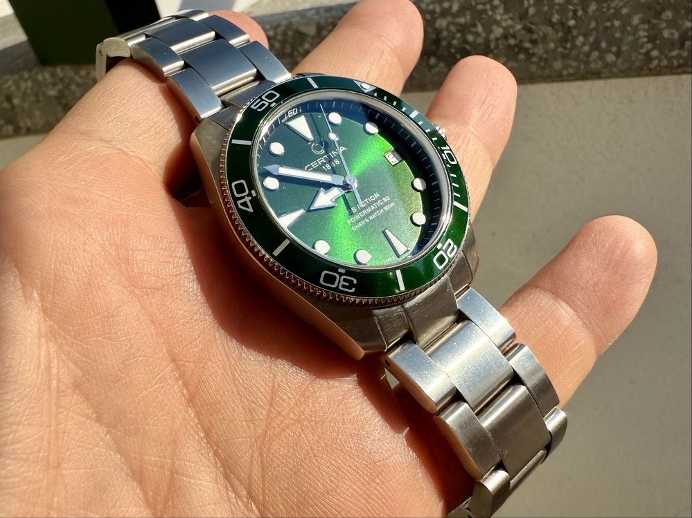 Ceas Certina Diver Green Hulk 80h Powermatic