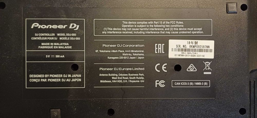 Pioneer DJ DDJ-SB3
