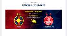 Bilete FCSB -ABERDEEN tribuna 2 sector 114 central